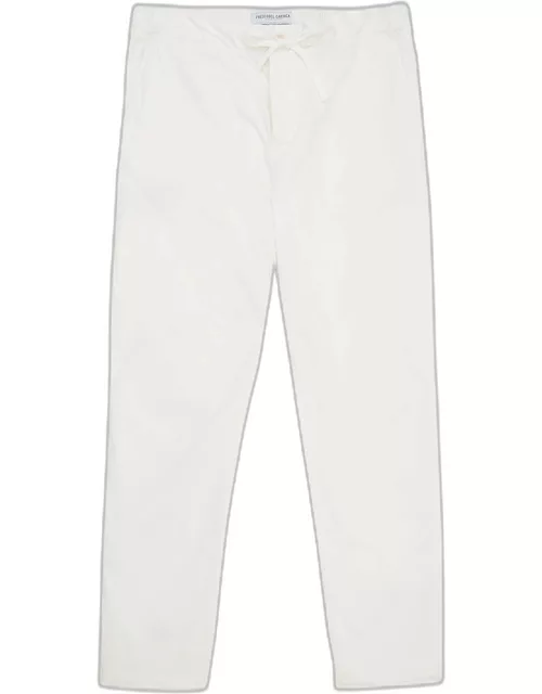 Mendes Cotton Trousers Cotton White