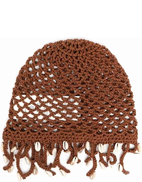 Alanui Mother Nature Cowry Shell hat