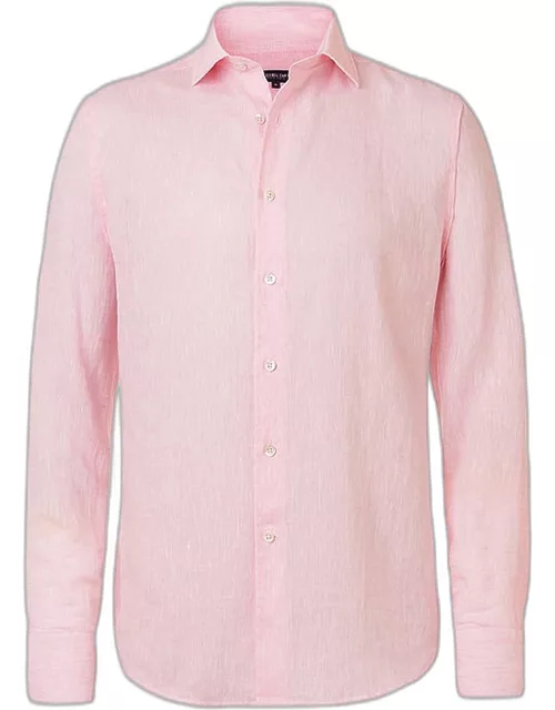 Antonio Linen Shirt Light Pink