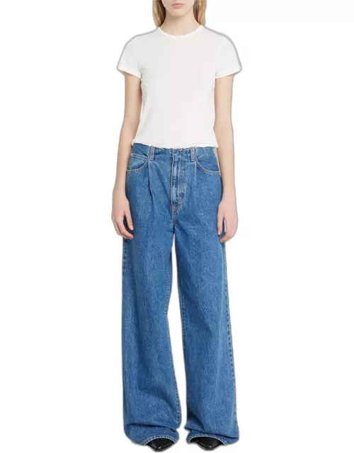 Taylor Wide Pleated Jean