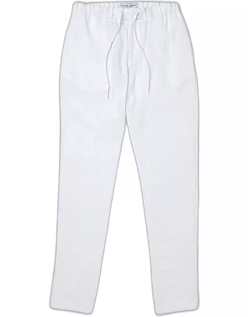 Oscar Linen Trousers White