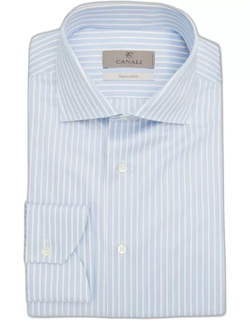 Men's Impeccabile Cotton Stripe Dress Shirt