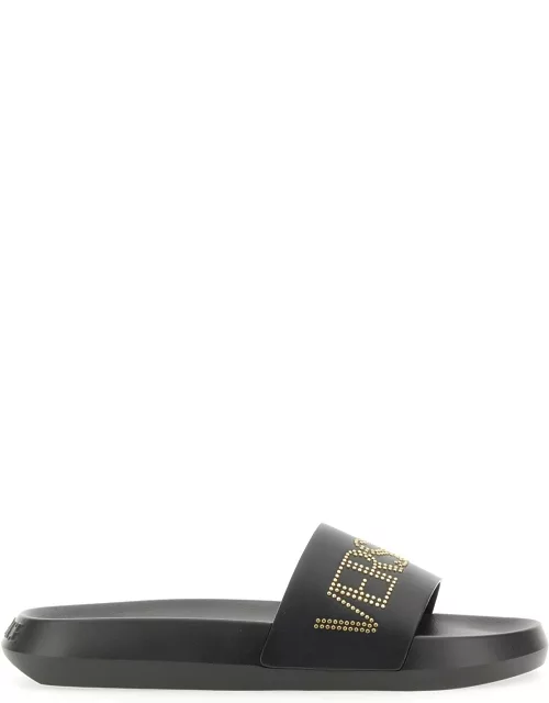 versace sandal with logo