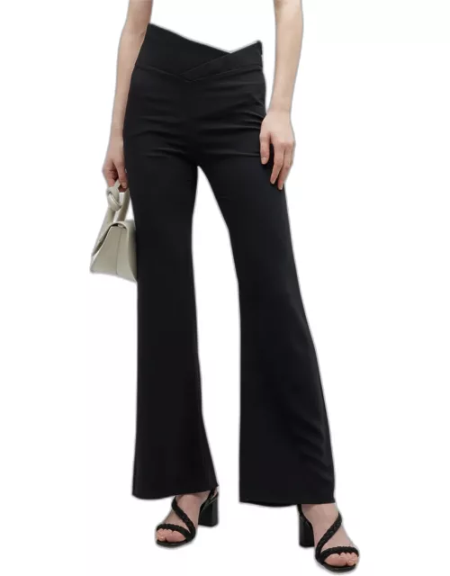Chilling Out Asymmetric Pant with Crossover Waistband