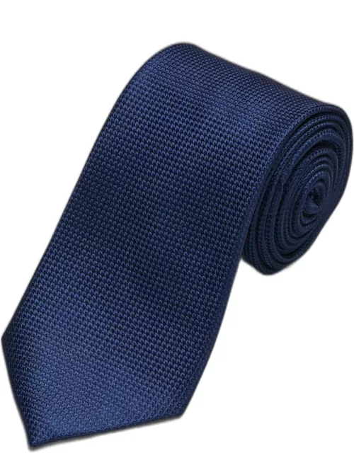 JoS. A. Bank Men's Traveler Collection Solid Tie, Navy, One