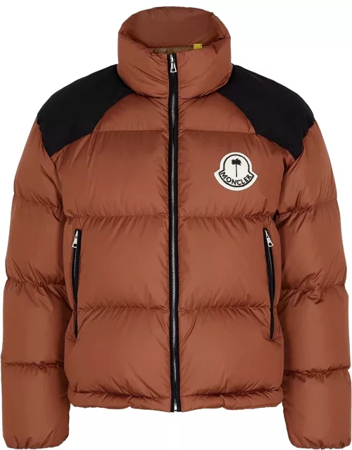 Moncler Genius 8 Moncler Palm Angels Nevin Quilted Shell Jacket - Brown