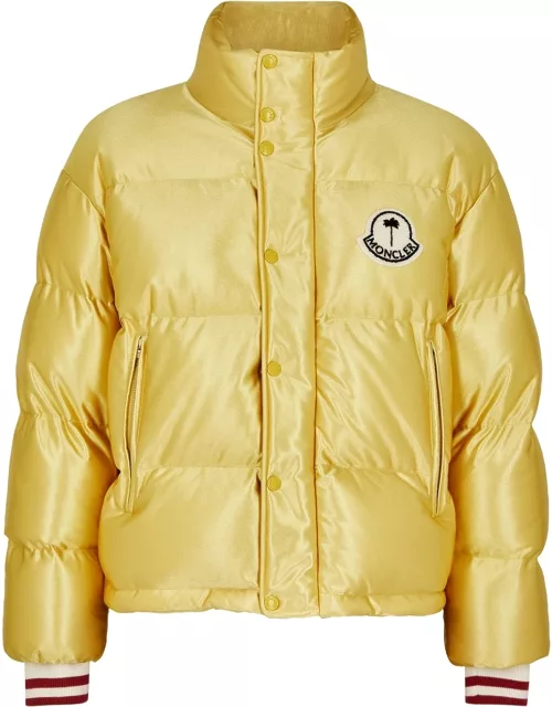 Moncler Genius 8 Moncler Palm Angels Keon Quilted Satin Jacket - Yellow