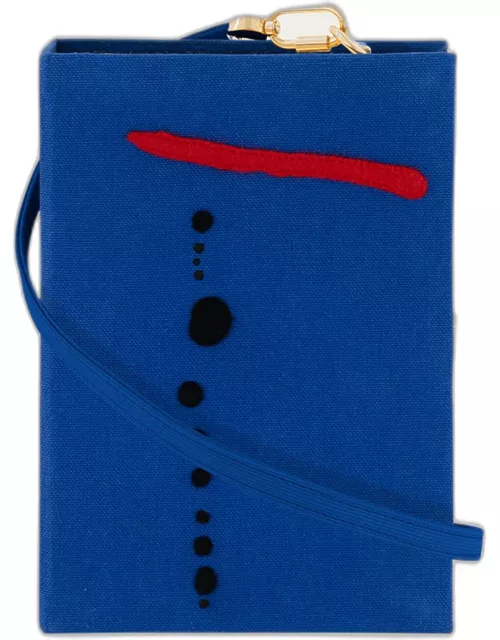 Bleu II by Joan Miró Book Clutch Bag