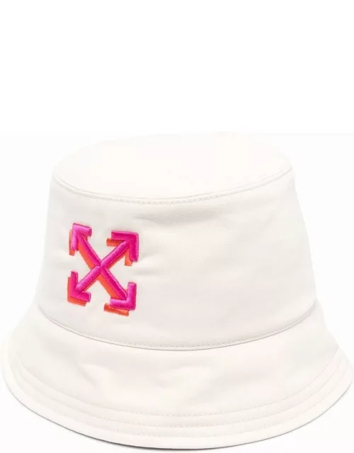 Off-White Arrows logo-embroidered bucket hat