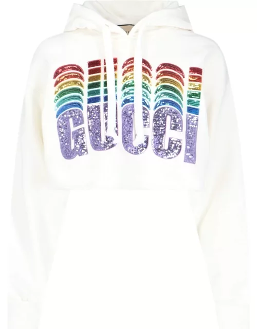 Gucci Logo Paillettes Sweatshirt