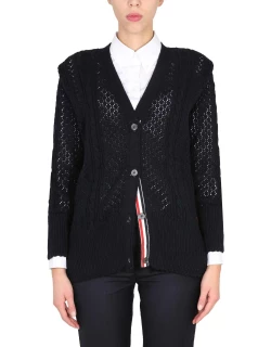 thom browne knitted cardigan