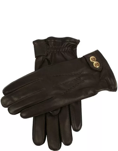 Dents Men's Cashmere Lined Hairsheep Leather Gloves In Brown