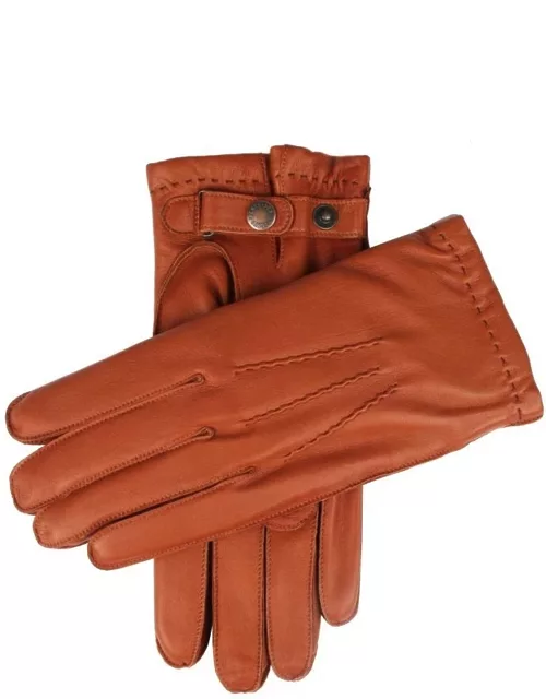 Dents Men's Lambswool Lined Leather Gloves In Highway Tan