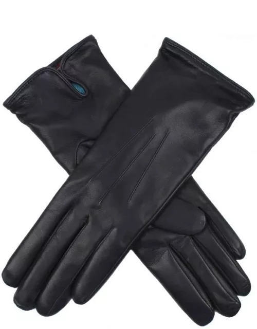 Dents Women's Cashmere Lined Leather Gloves In Navy