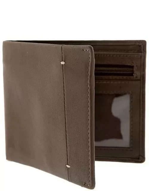 Dents Soft Leather Billfold Wallet With Rfid Blocking Protection In Chocolate/pebble