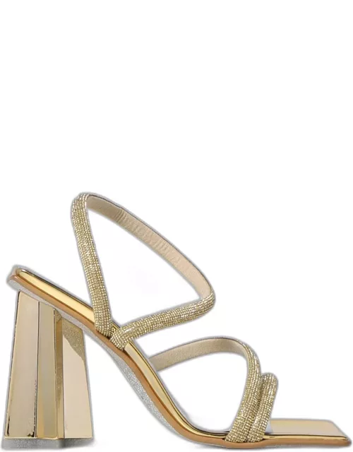 Heeled Sandals CHIARA FERRAGNI Woman colour Gold