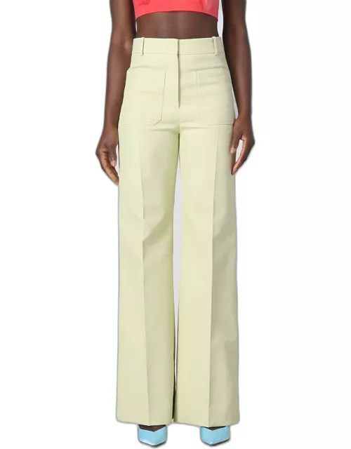 Trousers VICTORIA VICTORIA BECKHAM Woman colour Yellow