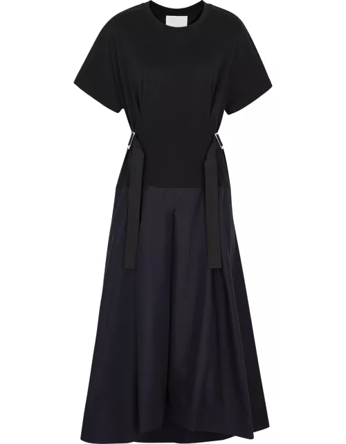 3.1 Phillip Lim Belted Panelled Cotton Dress - Black