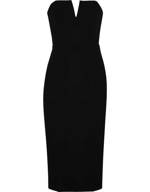 Veronica Beard Nabi Strapless Midi Dress - Black