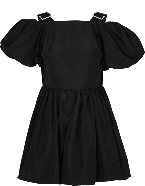 Simone Rocha Puff-sleeve Taffeta Mini Dress - Black