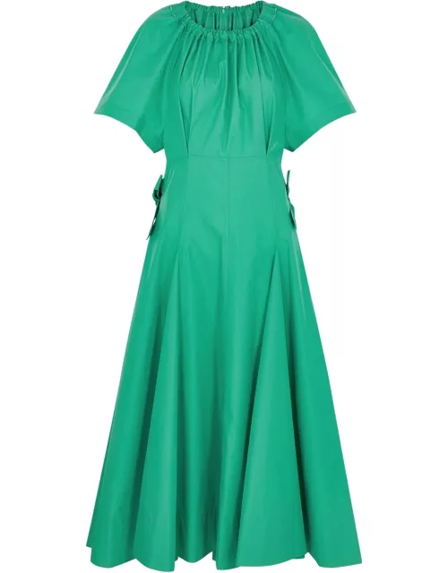 3.1 Phillip Lim Ladybug Cotton-blend Midi Dress - Green