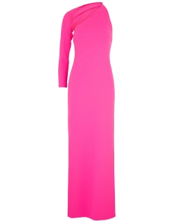 Solace London Saren One-shoulder Maxi Dress - Pink