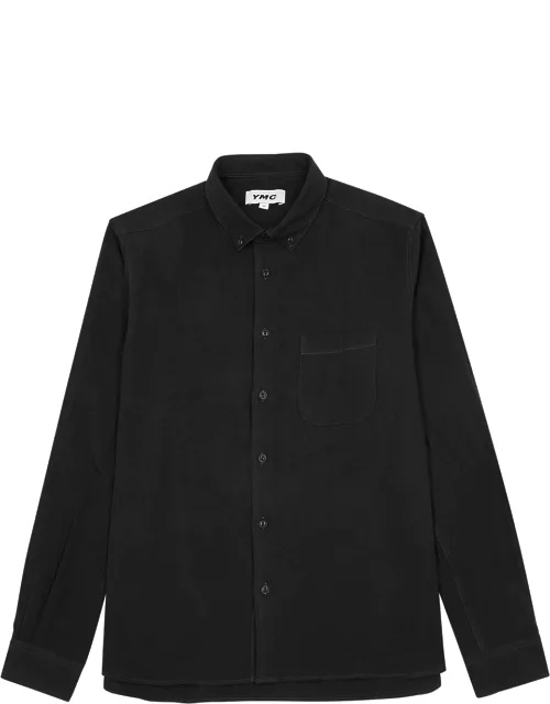 Ymc Cotton-gauze Shirt - Black