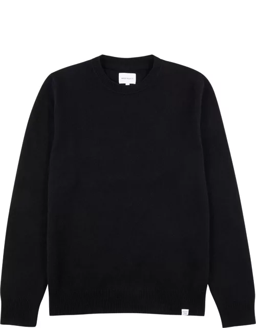 Norse Projects Ribbed Wool Jumper - Black