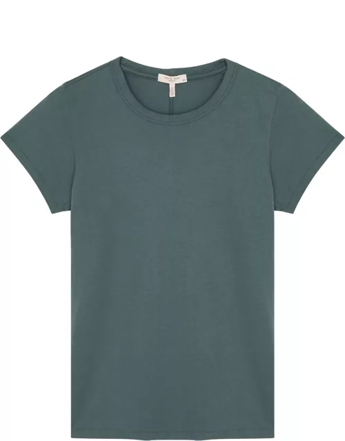 Rag & Bone Garment-dyed Cotton T-shirt - Blue