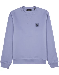 Belstaff Logo Cotton Sweatshirt - Purple