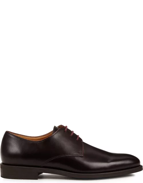 Paul Smith Bayard Leather Derby Shoes - Dark Brown