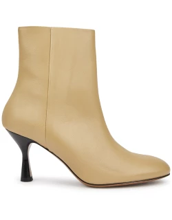 Atp Atelier Carisio 75 Leather Ankle Boots - Taupe