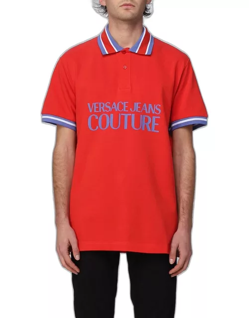 Polo Shirt VERSACE JEANS COUTURE Men colour Red