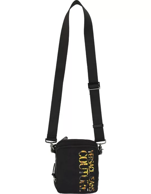 versace jeans couture camera bag with logo