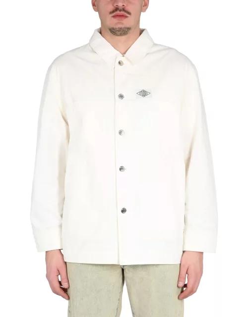 études cotton shirt jacket
