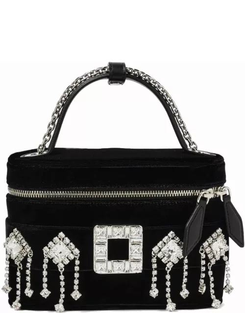 Black Velvet Vanity Small Shoulder Bag