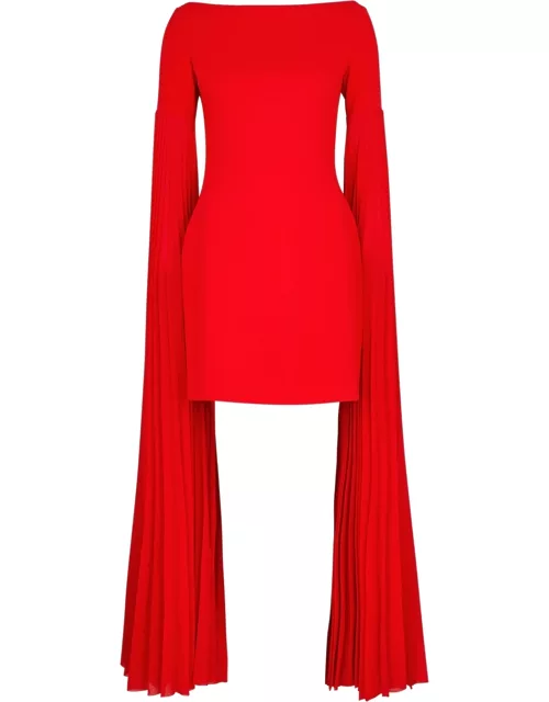 Solace London Peyton Draped Mini Dress - RED