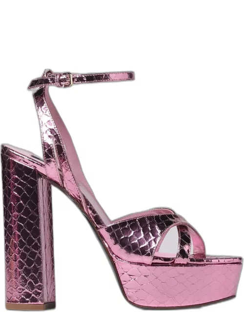 Heeled Sandals PATRIZIA PEPE Woman colour Pink