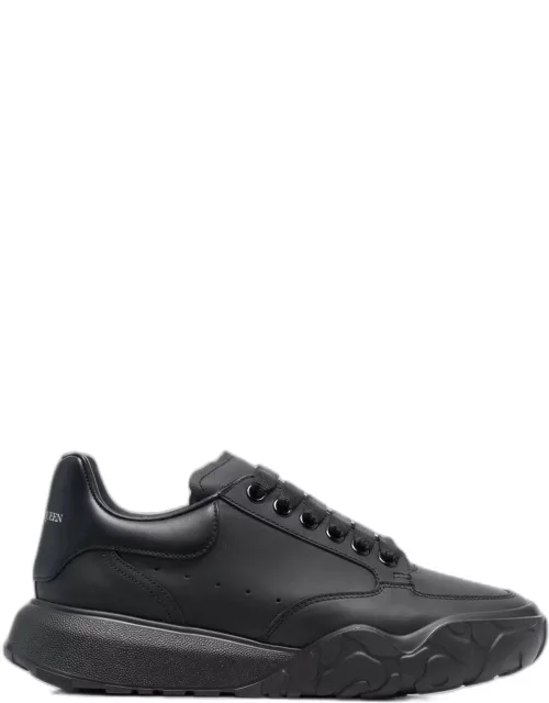 Court black chunky trainer