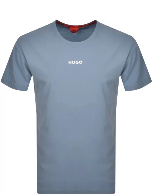 HUGO Loungewear Linked T Shirt Blue
