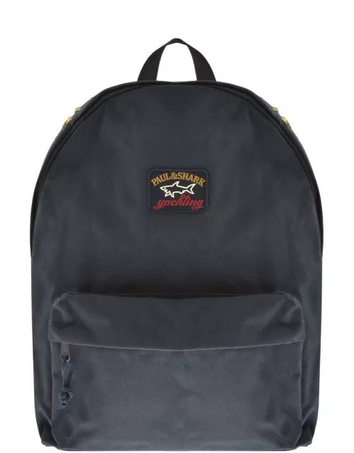 Paul And Shark Logo Backpack Bag Navy
