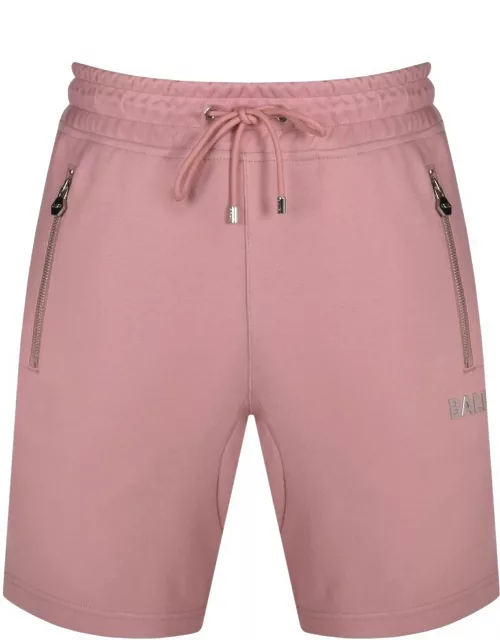 BALR Q Series Jersey Sweat Shorts Pink