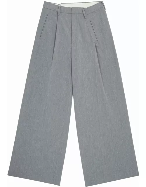 MM6 Maison Margiela asymmetric tailored wide-leg trouser