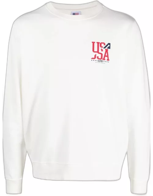 Autry cotton logo-print sweatshirt