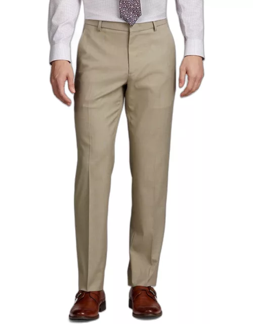 JoS. A. Bank Men's Tailored Fit Dress Pants, Tan