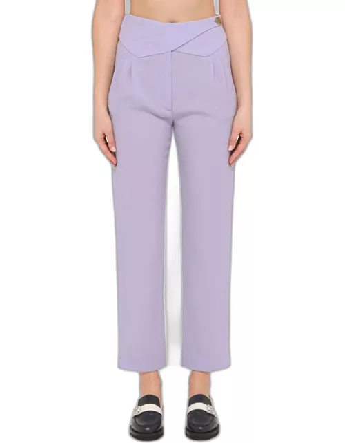 Regular lilac trouser
