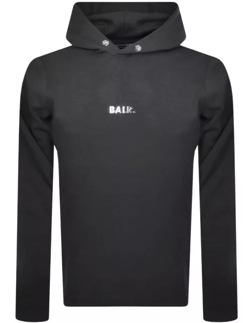 BALR Q Series Logo Hoodie Grey