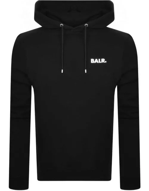 BALR Straight Small Brand Logo Hoodie Black