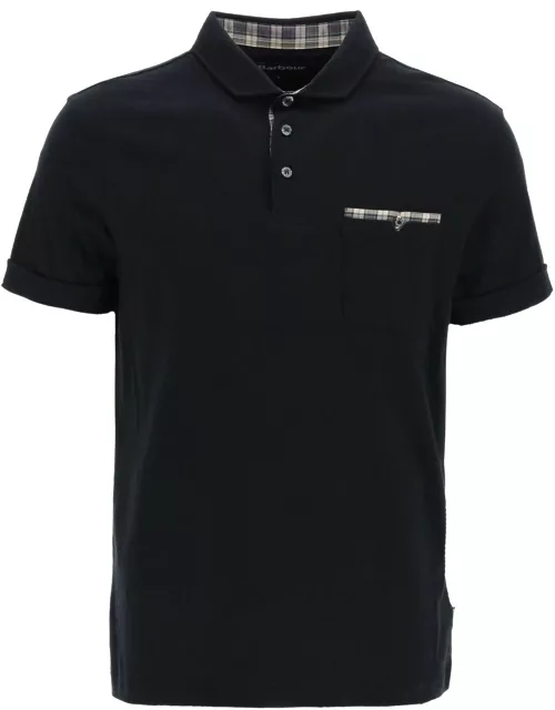 BARBOUR CORPATCH COTTON POLO SHIRT