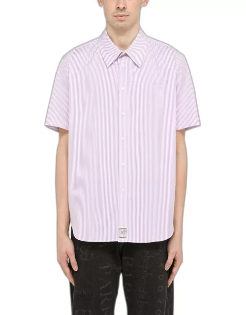 Lilac/white striped shirt